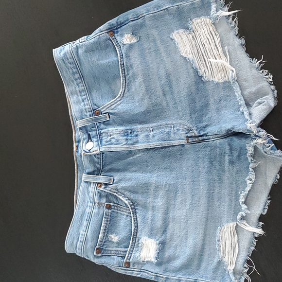 LEVI STRAUSS & CO 501 HIGH WAISTED SHORTS - Picture 1 of 6